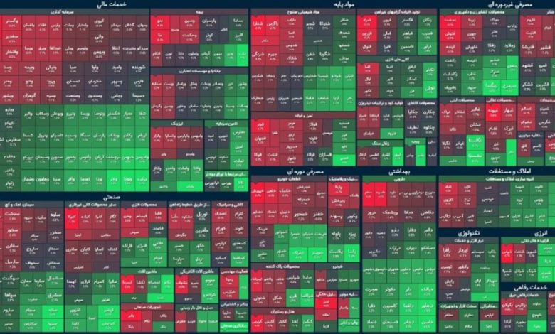 سبزپوشی بورس در آخرین روز معاملاتی هفته جاری/ بازدهی شاخص کل همچنان منفی است
